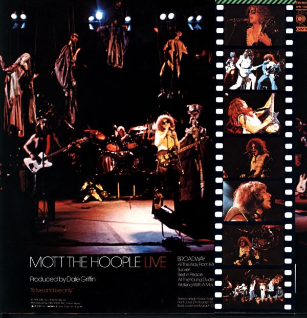 Mott The Hoople-Mott The Hoople Live-Japan LP Vinyl