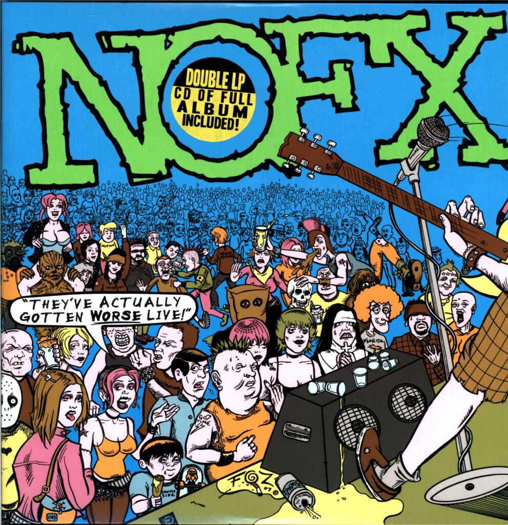 NOFX-They've Actually Gotten Worse Live!-LP Vinyl