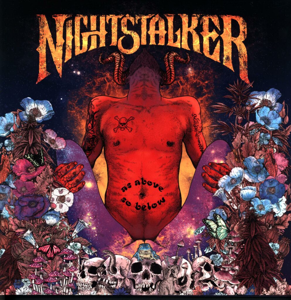 Nightstalker-As Above So Below-splatter LP Vinyl