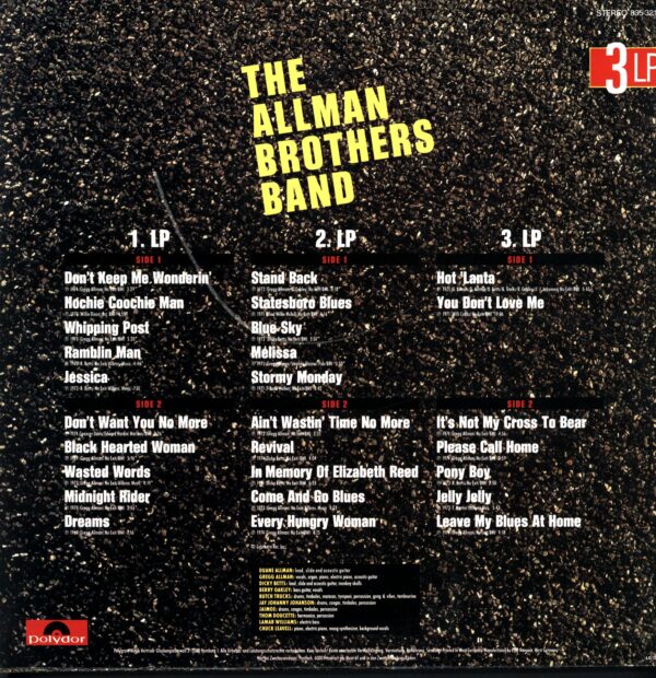 The Allman Brothers Band-The Allman Brothers Band-Compilation LP Vinyl