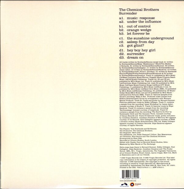The Chemical Brothers-Surrender-LP Vinyl