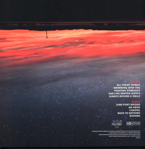 Benton Falls-Fighting Starlight-RE orange marble LP Vinyl