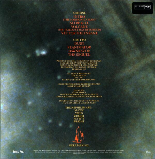 Fields Of The Nephilim-Dawnrazor-LP Vinyl