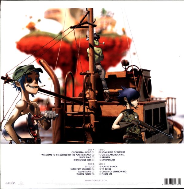 Gorillaz-Plastic Beach-LP Vinyl