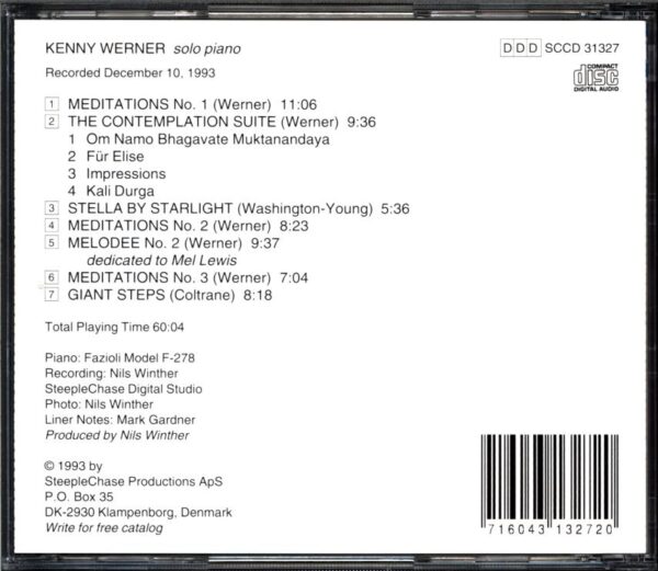 Kenny Werner-Meditations-CD