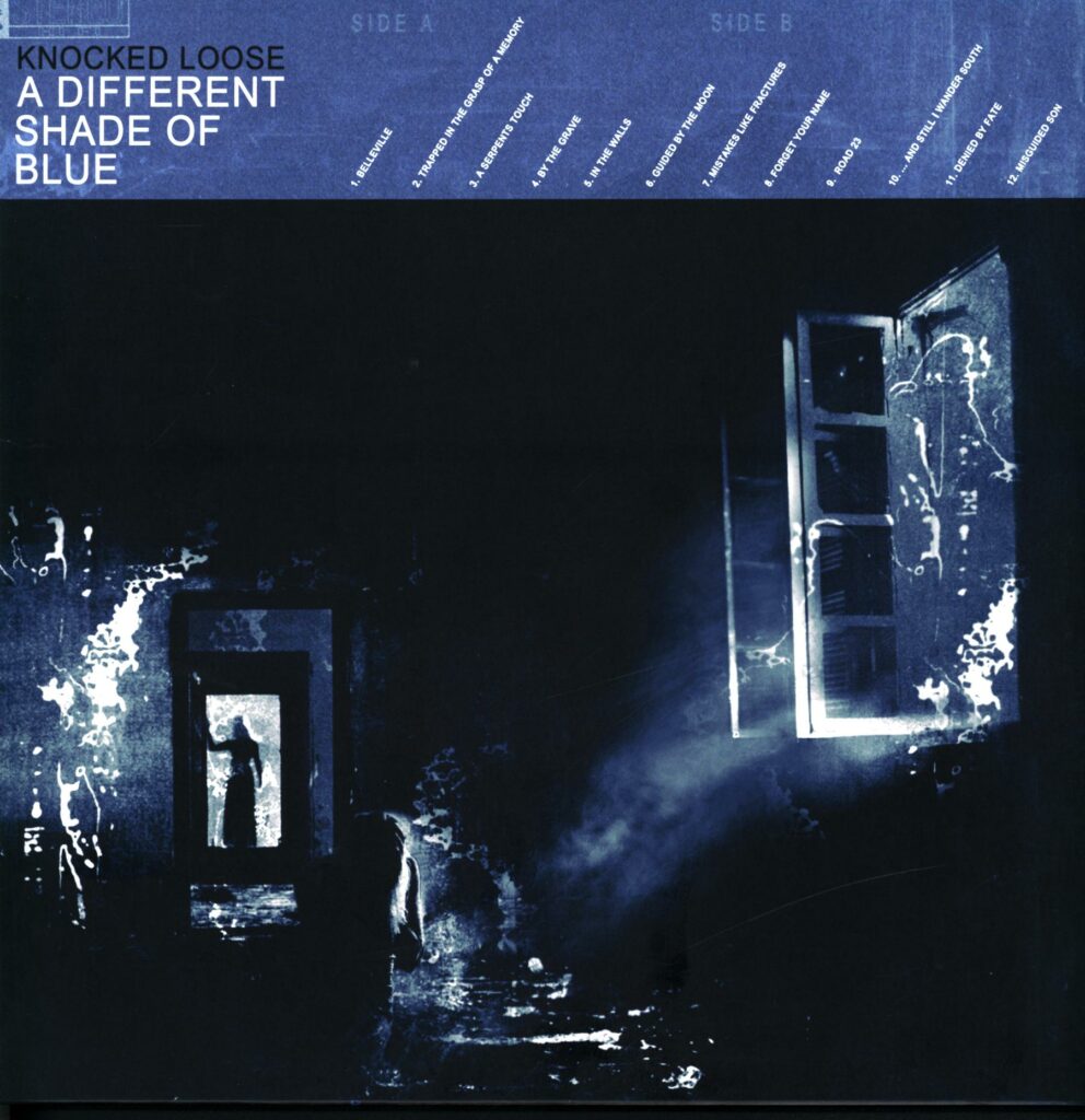 Knocked Loose-A Different Shade of Blue-blue white galaxy LP Vinyl