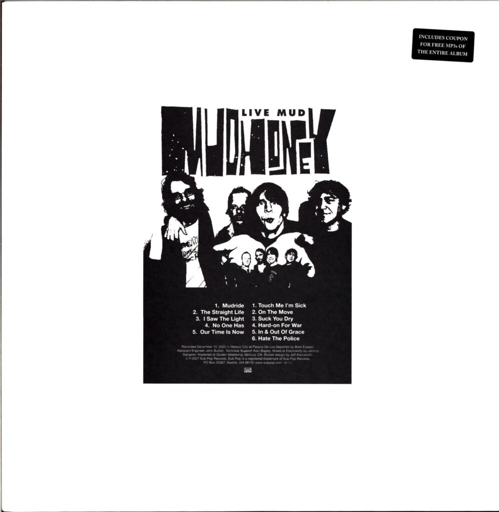 Mudhoney-Live Mud-LP Vinyl