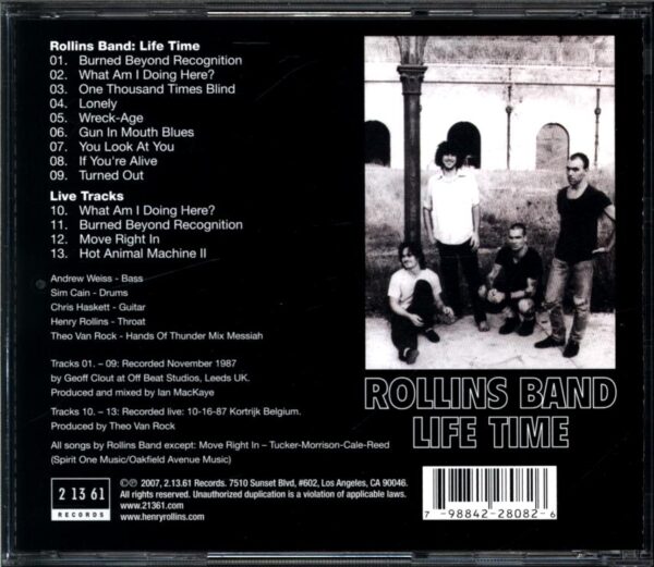 Rollins Band-Life Time-CD