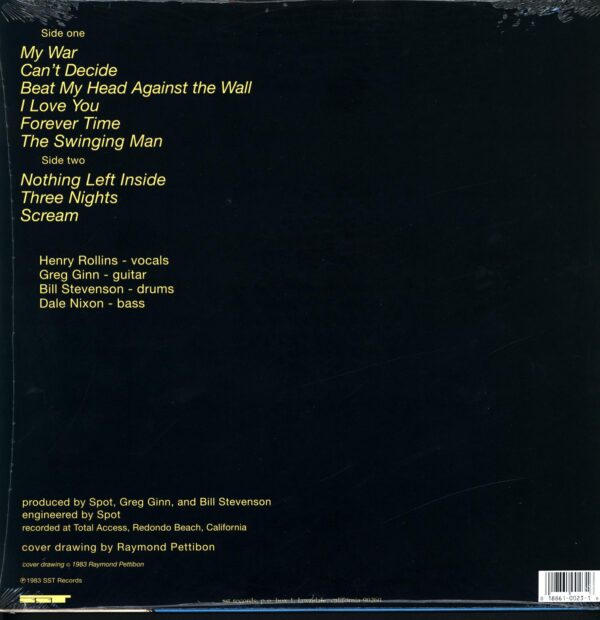 Black Flag-My War-RE 2023 LP Vinyl