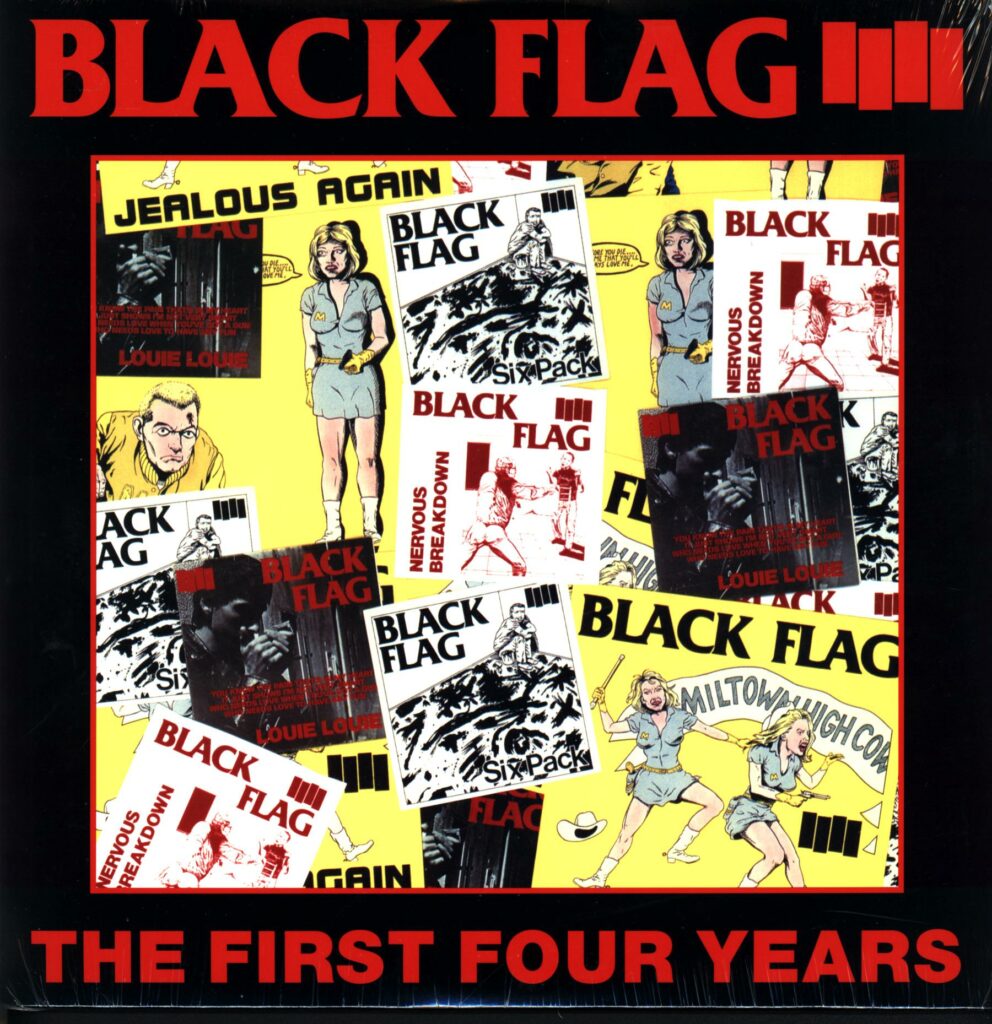 Black Flag-The First Four Years-RP LP Vinyl