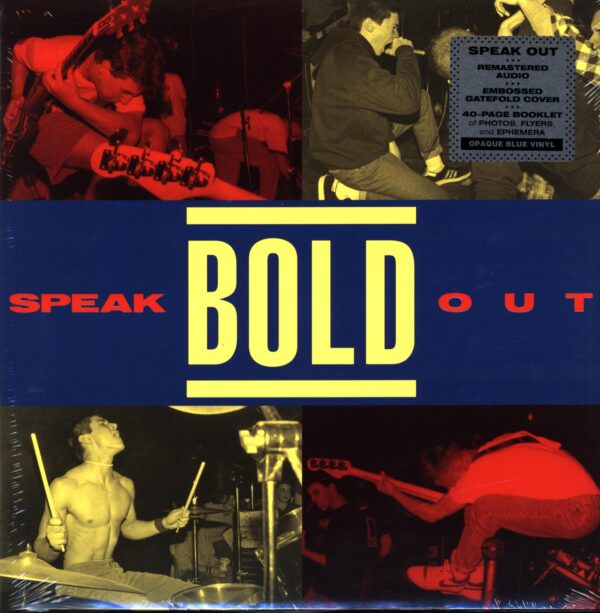 Bold-Speak Out-RE opaque blue LP Vinyl