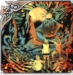 Brutus (Norway)-Behind The Mountains orange signed-LP Vinyl