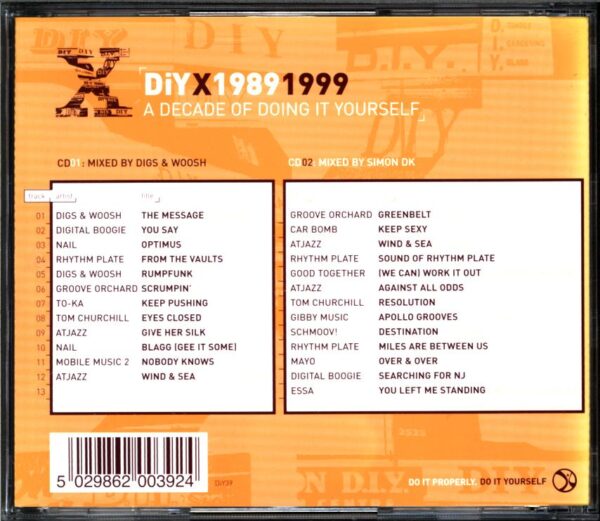 DiY-DiY X 1989 1999 - A Decade Of Doing It Yourself-CD