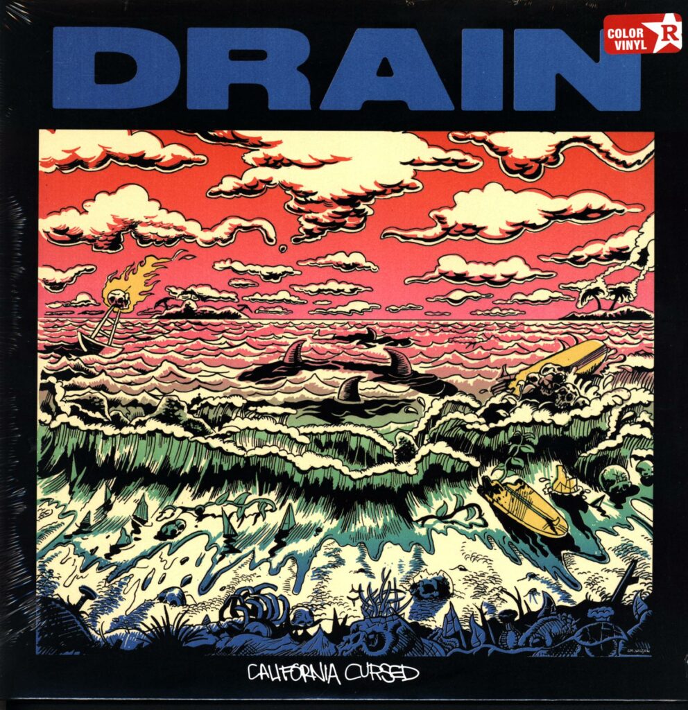 Drain-California Cursed-baby blue LP Vinyl