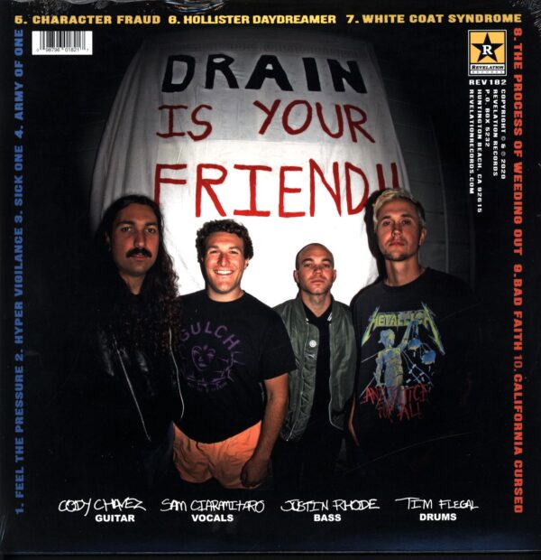 Drain-California Cursed-baby blue LP Vinyl