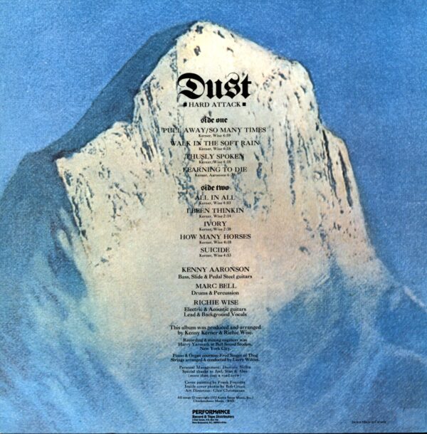 Dust-Hard Attack-RE US 1984 LP Vinyl