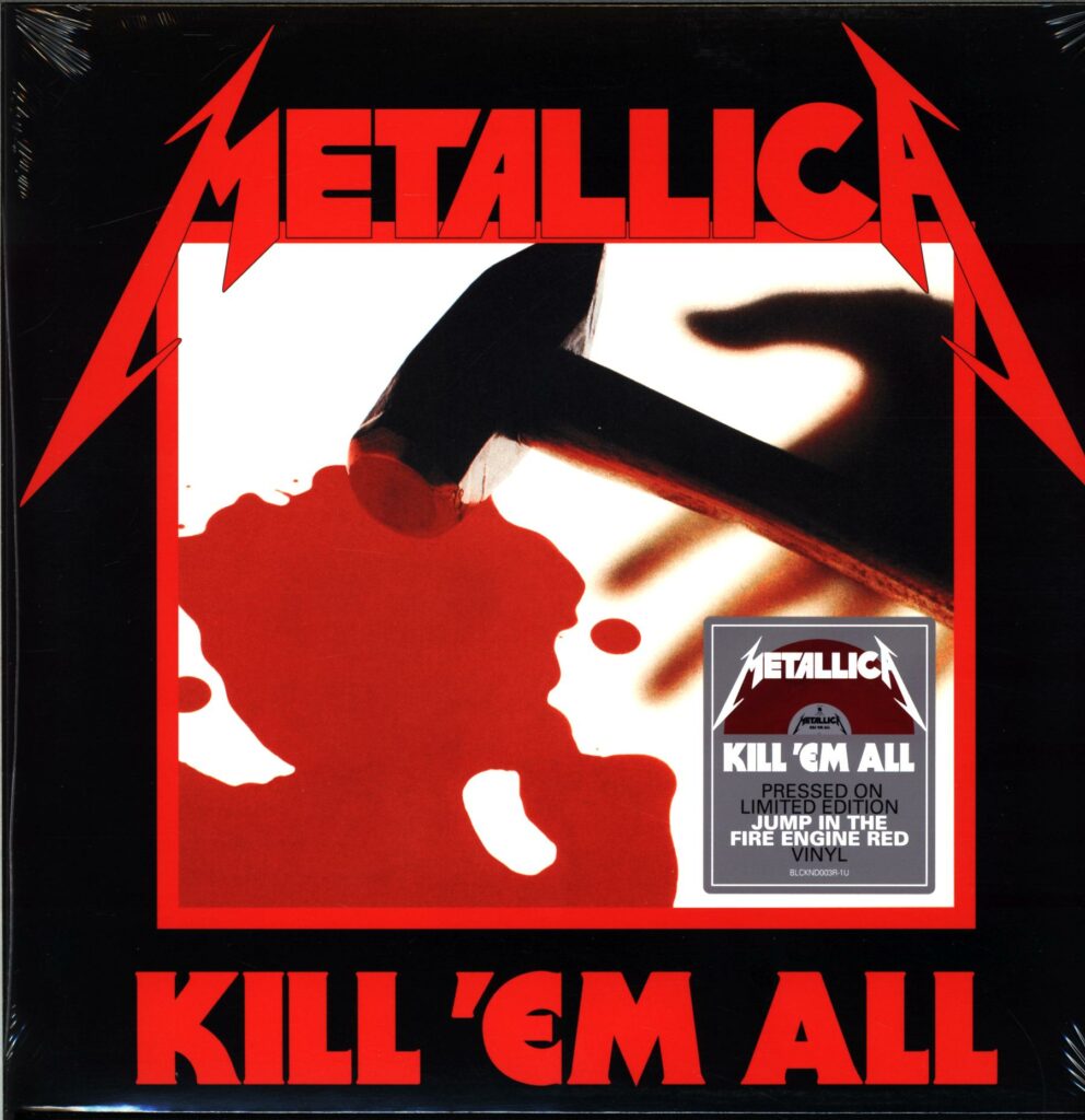 Metallica-Kill 'Em All-red LP Vinyl