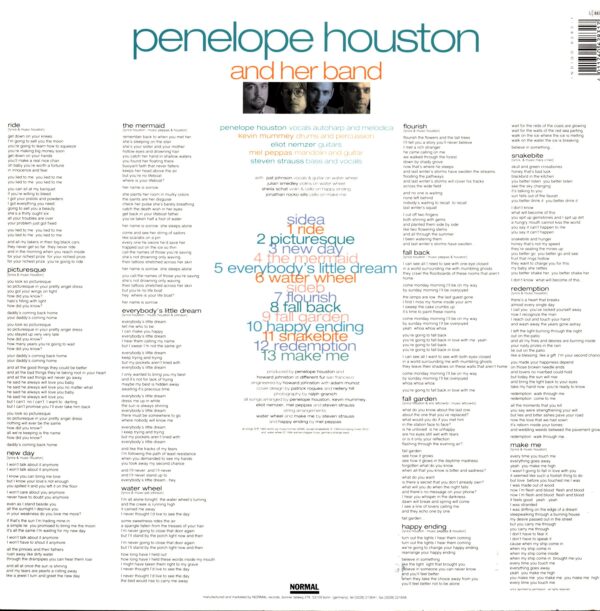 Penelope Houston And Her Band-Karmal Apple-signed LP Vinyl