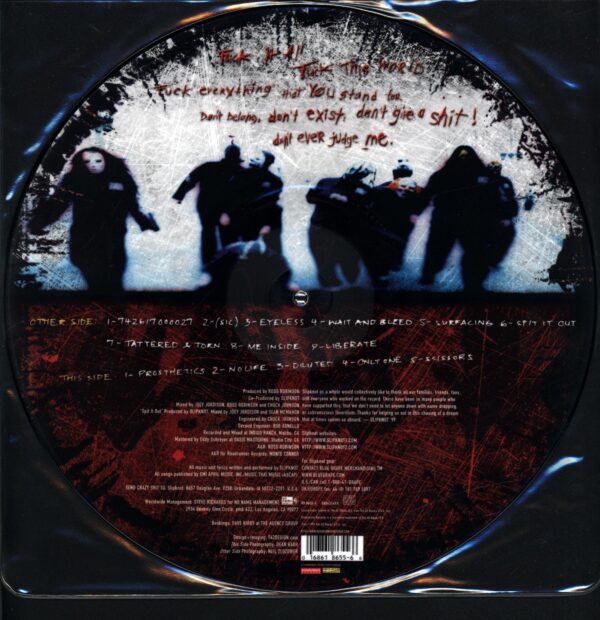 Slipknot-Slipknot-US Picture Disc LP Vinyl