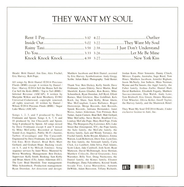 Spoon-They Want My Soul-LP Vinyl