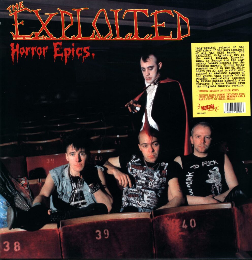 The Exploited-Horror Epics. red RE 2023-LP Vinyl
