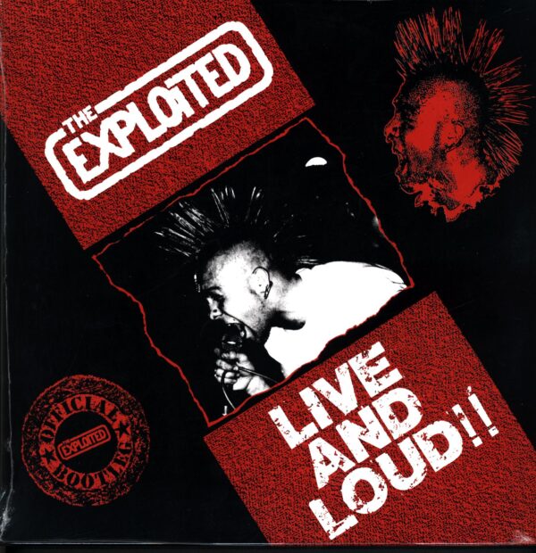 The Exploited-Live And Loud!!-LP Vinyl