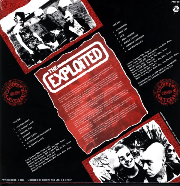 The Exploited-Live And Loud!!-LP Vinyl