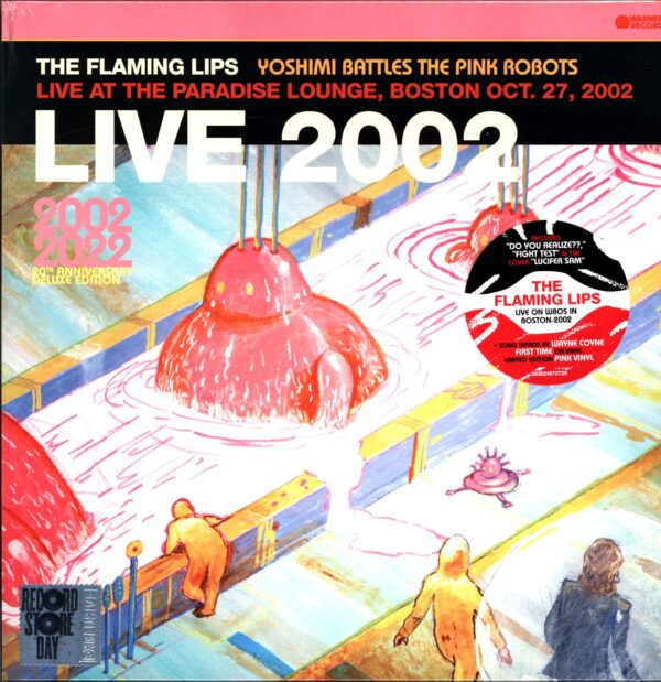 The Flaming Lips-Yoshimi Battles The Pink Robots Live At The Paradise Lounge Boston Oct. 27 2002-LP Vinyl