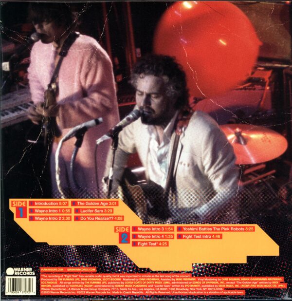 The Flaming Lips-Yoshimi Battles The Pink Robots Live At The Paradise Lounge Boston Oct. 27 2002-LP Vinyl