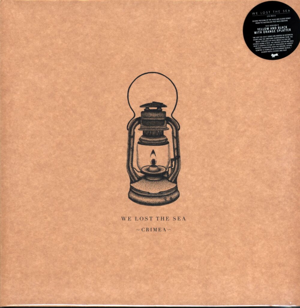 We Lost The Sea-Crimea-black yellow splatter LP Vinyl