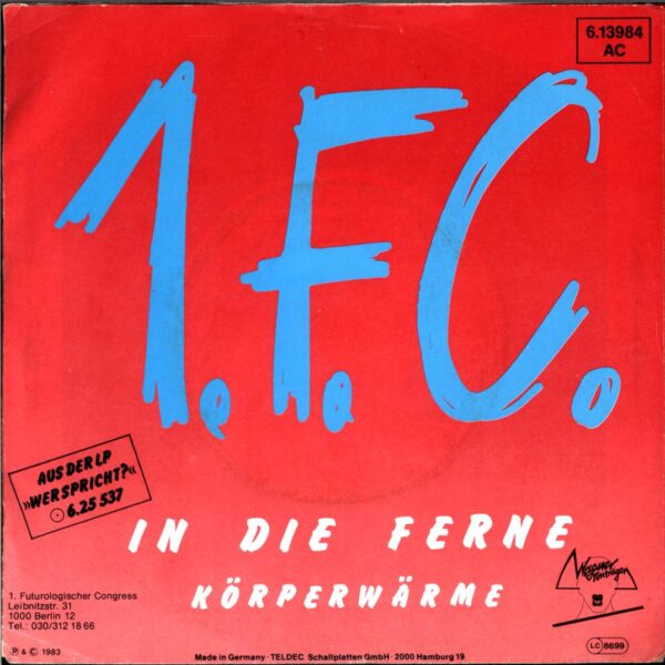 1. Futurologischer Congress-In Die Ferne-7 Vinyl