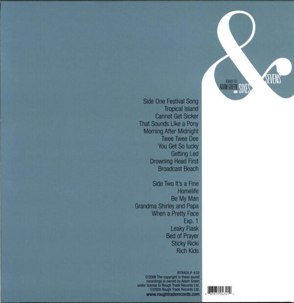 Adam Green-Sixes & Sevens-LP Vinyl