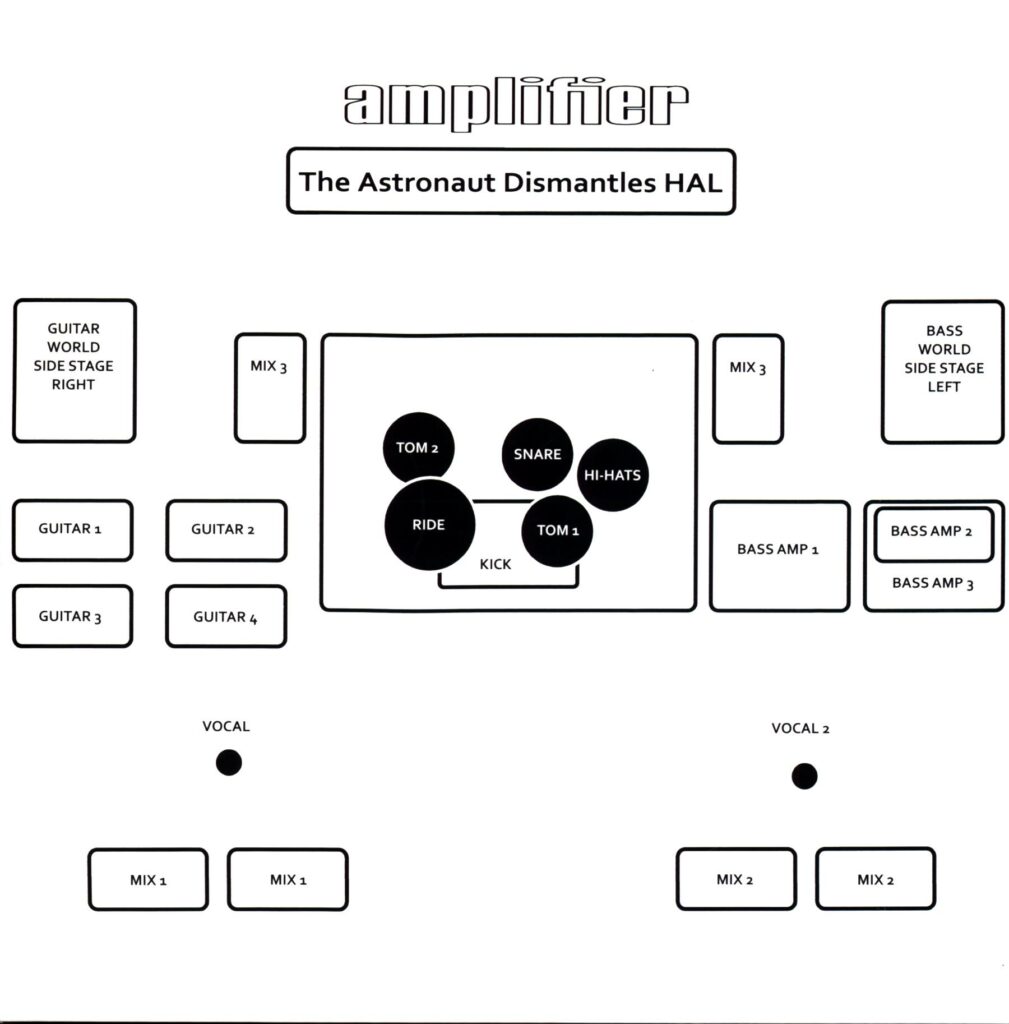 Amplifier-The Astronaut Dismantles HAL-Eternity signed-LP Vinyl