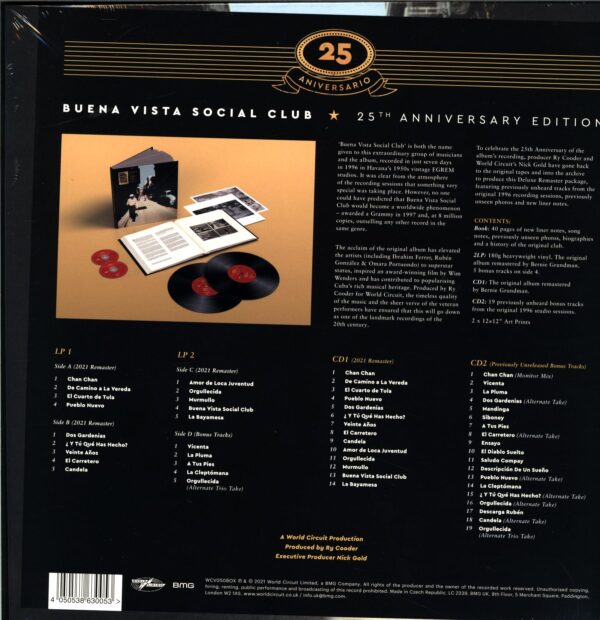 Buena Vista Social Club-Buena Vista Social Club-LP Vinyl