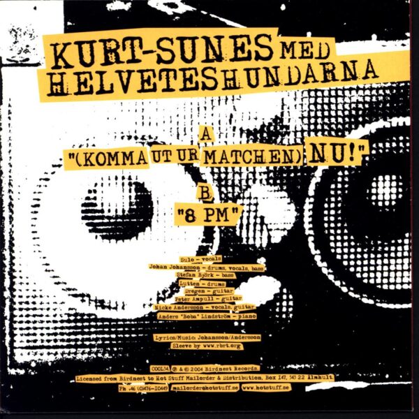 Kurt-Sunes Med Helveteshundarna-Komma Ut Ur Matchen Nu-7 Vinyl purple