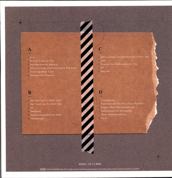 Luk&Fil-Brot Ist Essbares Holz-LP Vinyl