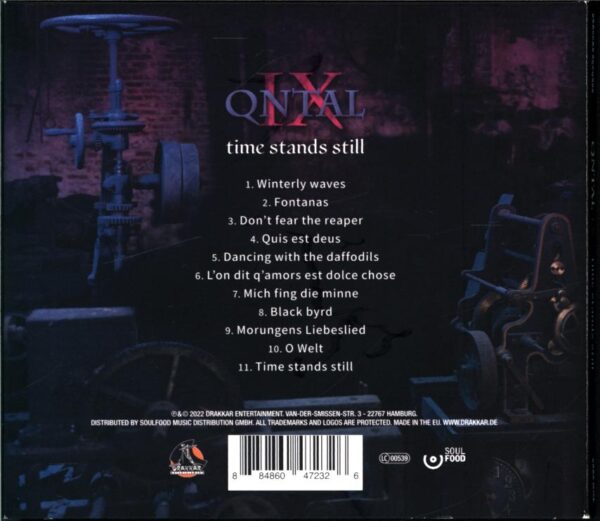 Qntal-IX - Time Stands Still-CD