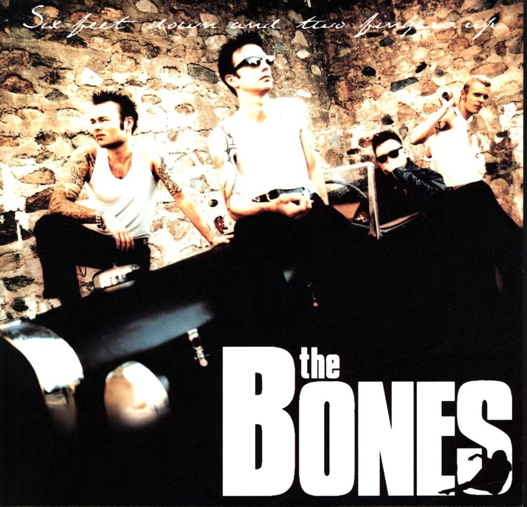 The Bones-Six Feet Down And Two Fingers Up red clear marbled-10 Vinyl