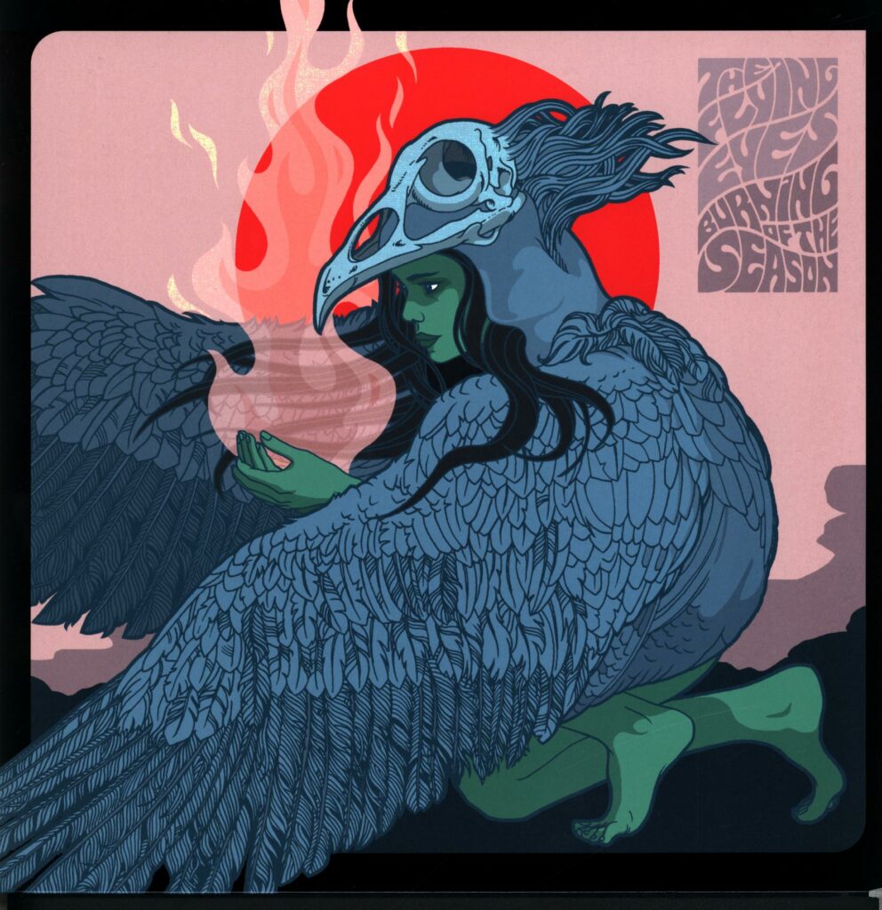 The Flying Eyes-Burning Of The Season blue-LP Vinyl