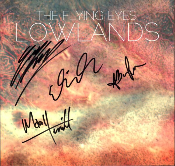 The Flying Eyes-Lowlands clear signed-LP Vinyl