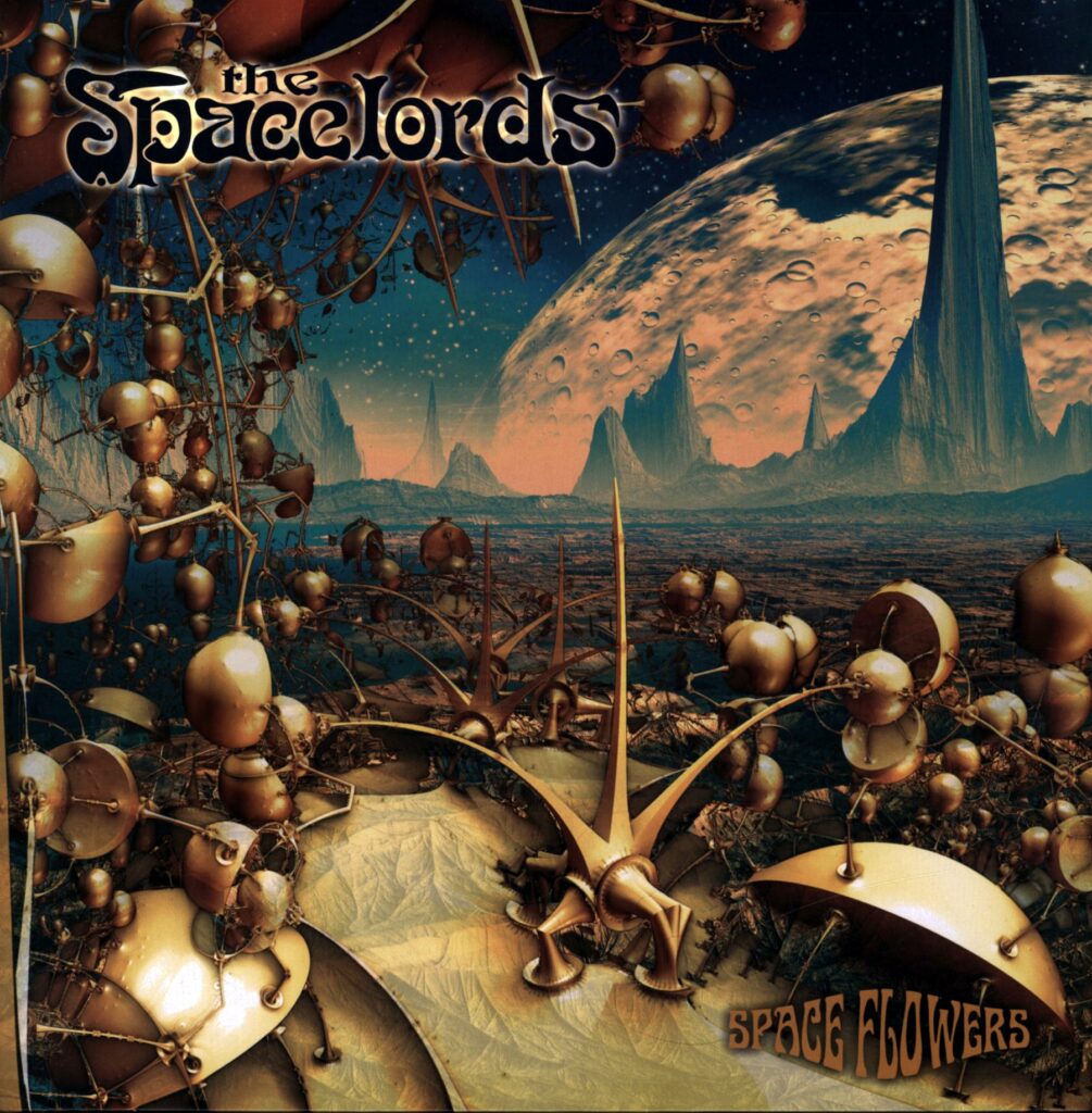 The Spacelords-Spaceflowers blue marbled-LP Vinyl