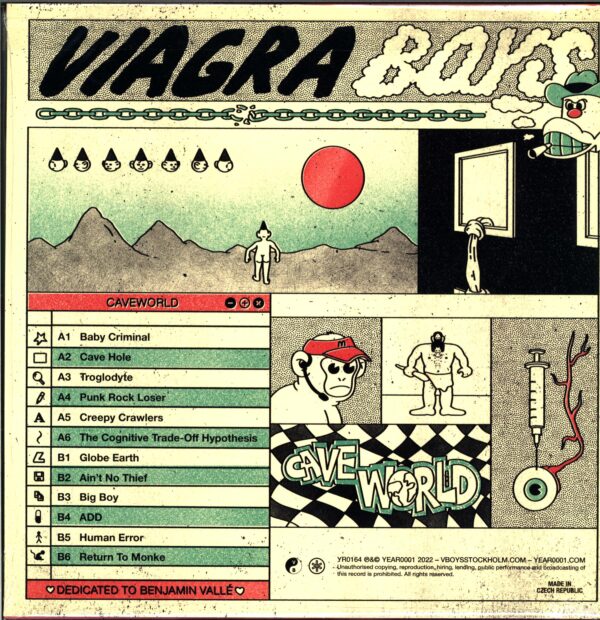 Viagra Boys-Cave World-reissue LP Vinyl