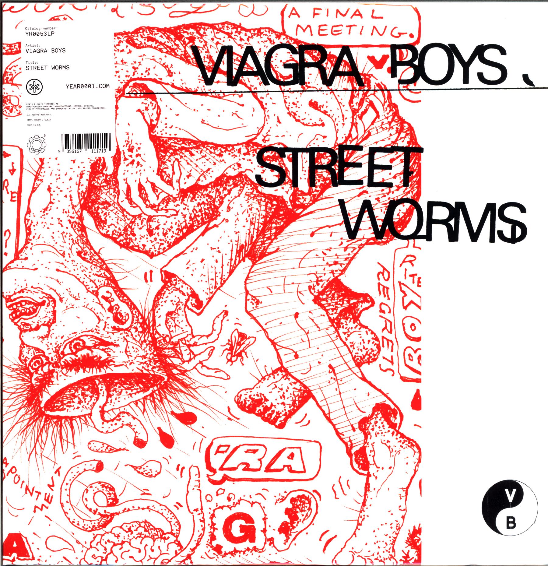 Viagra Boys-Street Worms-clear LP Vinyl-1 Viagra Boys-Street Worms-clear LP Vinyl