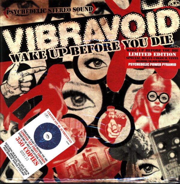 Vibravoid-Wake Up Before You Die blue splatter-LP Vinyl