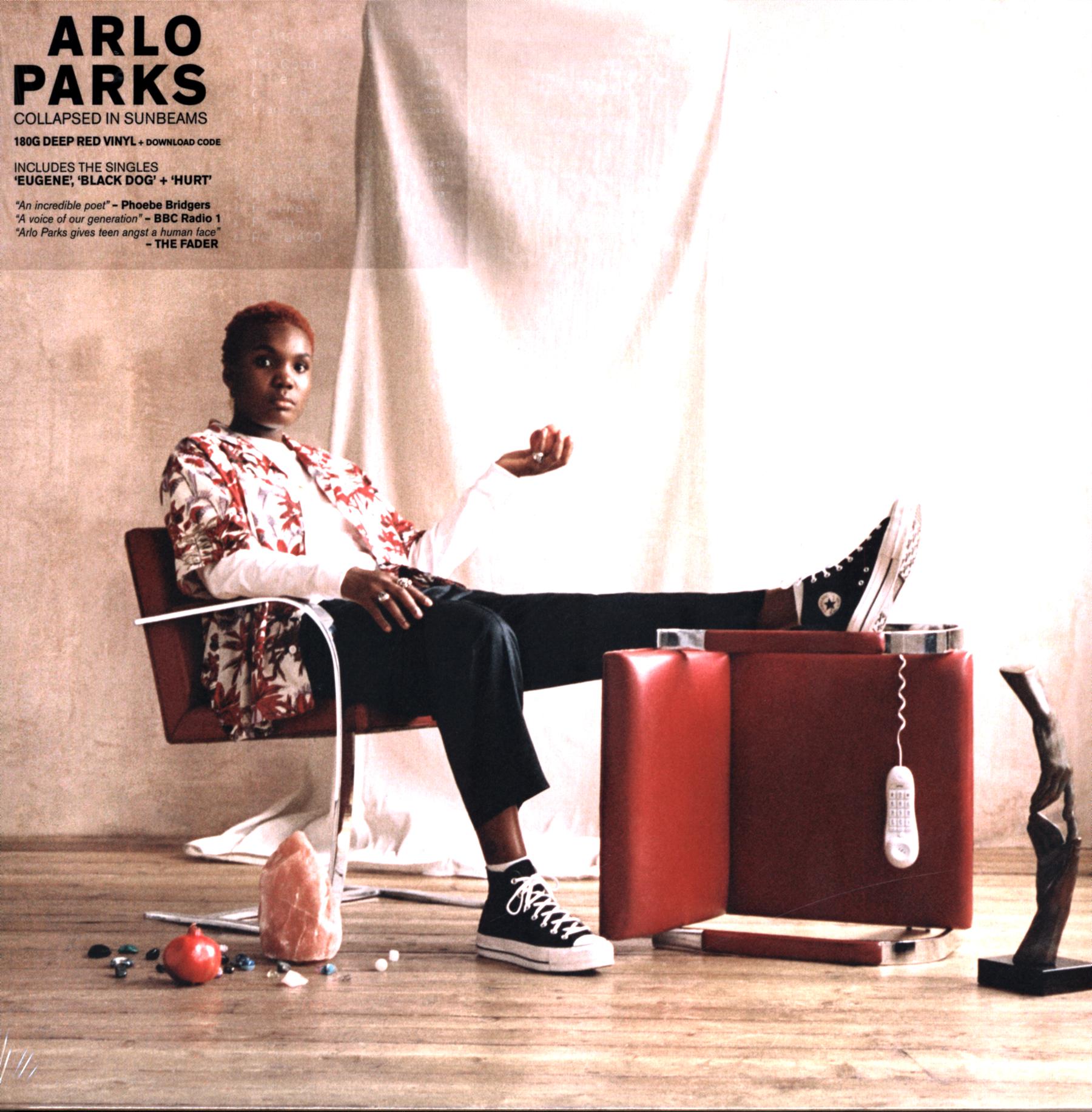 Arlo Parks-Collapsed In Sunbeams red-LP Vinyl-1 Arlo Parks-Collapsed In Sunbeams red-LP Vinyl