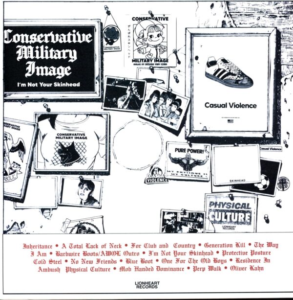 Conservative Military Image-One Year Of Dumb Skinhead Shit green-LP Vinyl