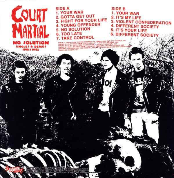 Court Martial-No Solution - Singles and Demos 1981-1982 - LP Vinyl