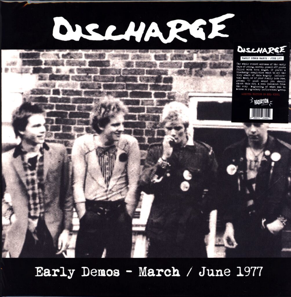 Discharge-Early Demos - March - June 1977-LP Vinyl red