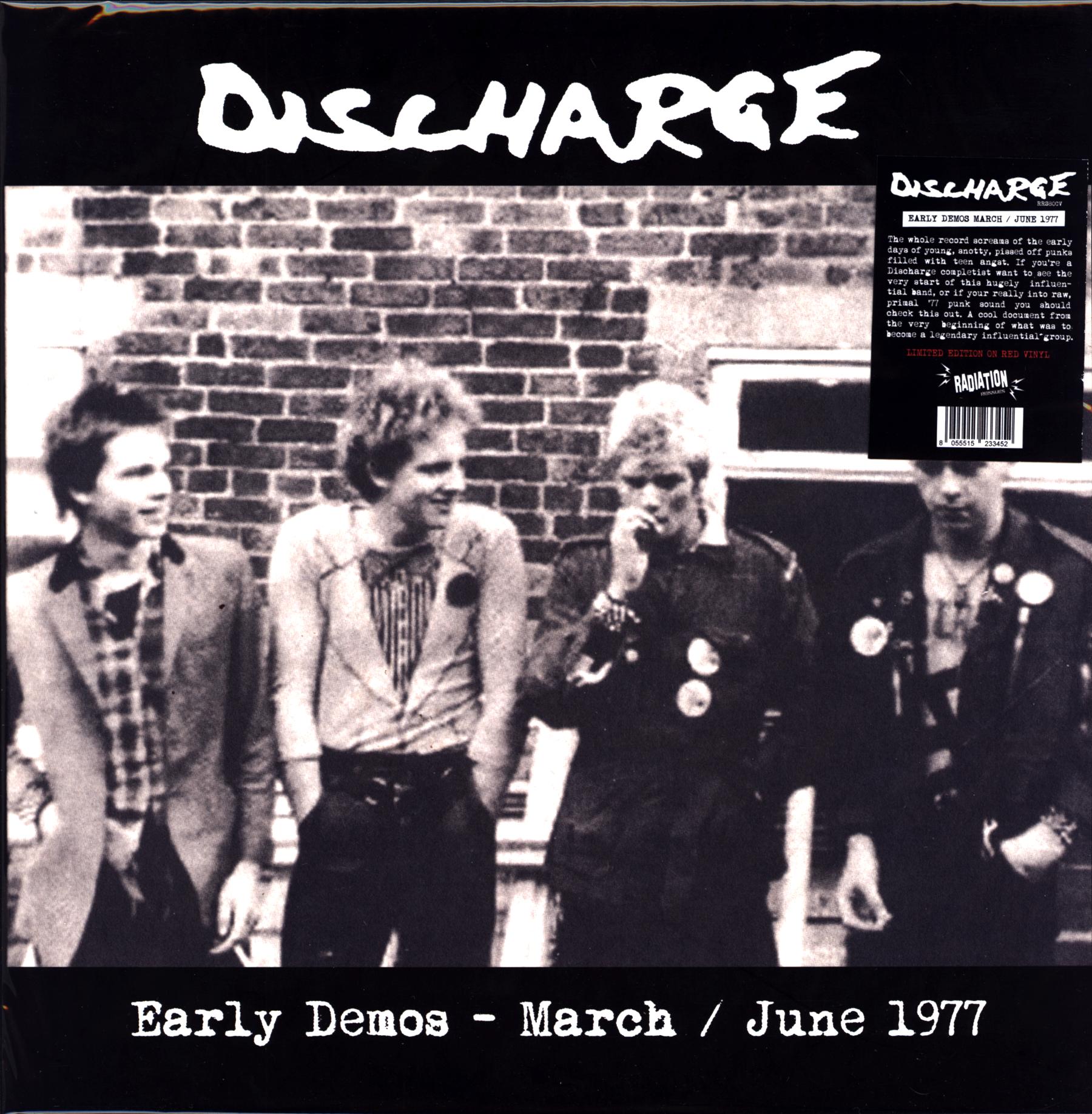 Discharge-Early Demos - March - June 1977-LP Vinyl red-1 Discharge-Early Demos - March - June 1977-LP Vinyl red