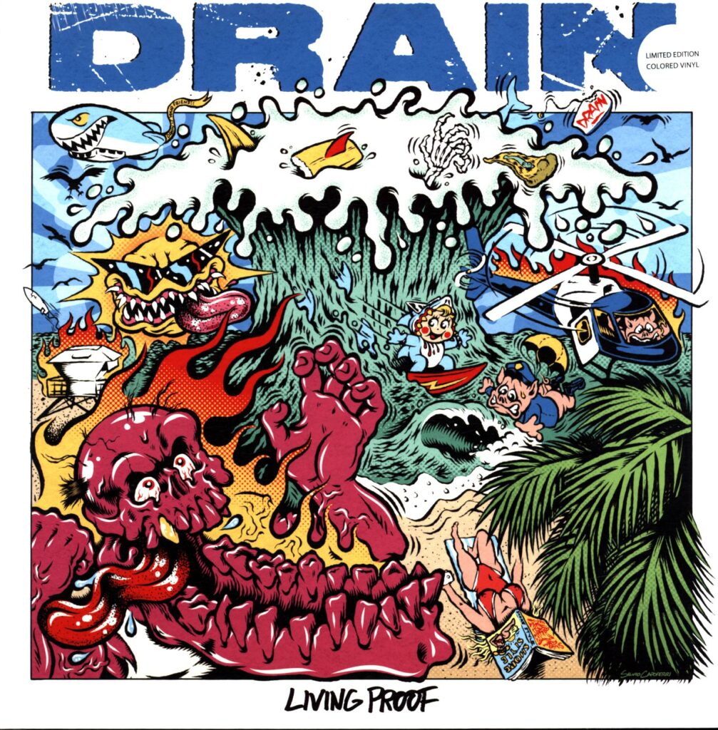 Drain-Living Proof green yellow-LP Vinyl